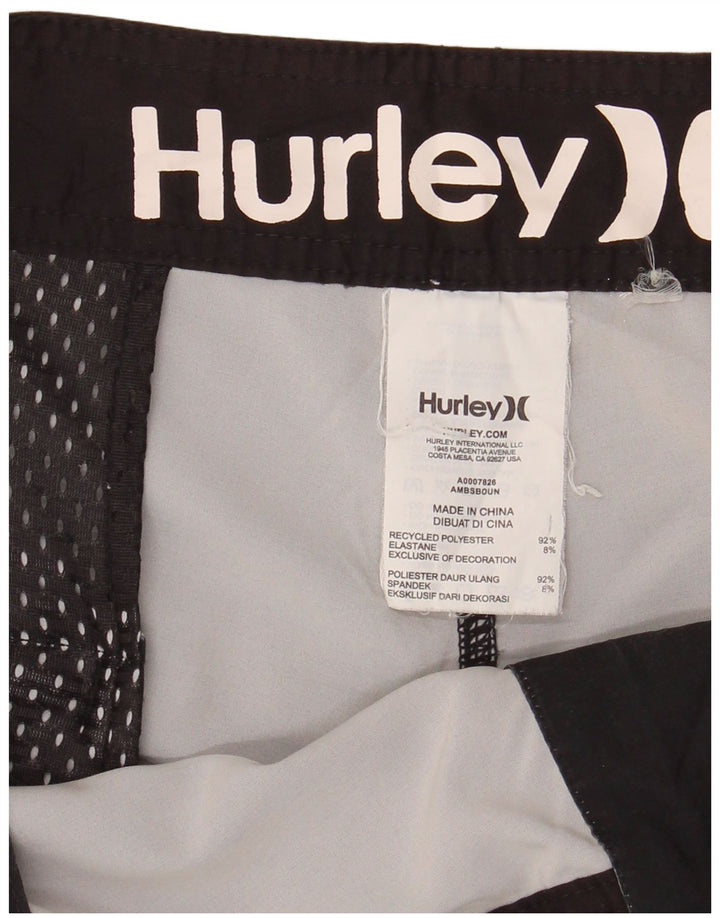 Hurley Bañador Hombre XL Negro Rayas Poliéster