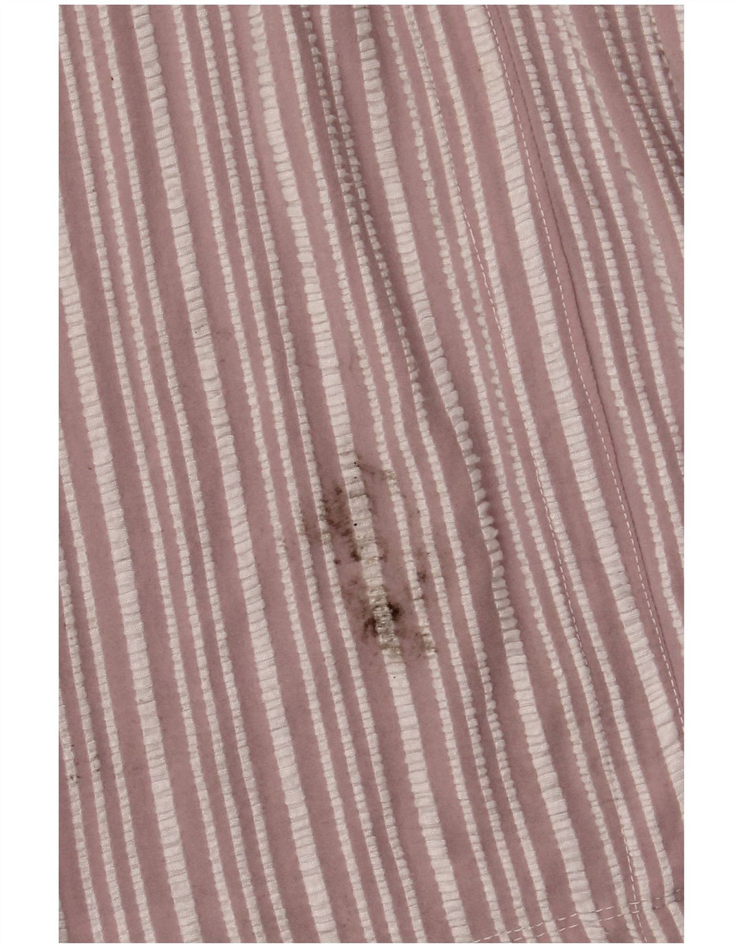 Zara Vestido Acampanado para Mujer UK 44 Viscosa Rayas Rosa Mediana