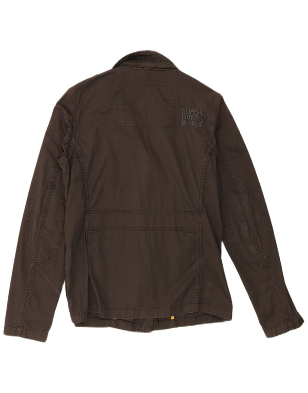 Superdry Chaqueta militar para mujer UK 44 Large Algodón caqui