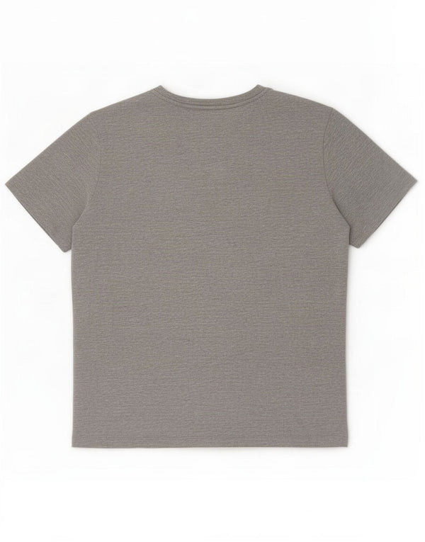 Champion Camiseta gráfica para mujer Top UK 44 Grande Gris Algodón
