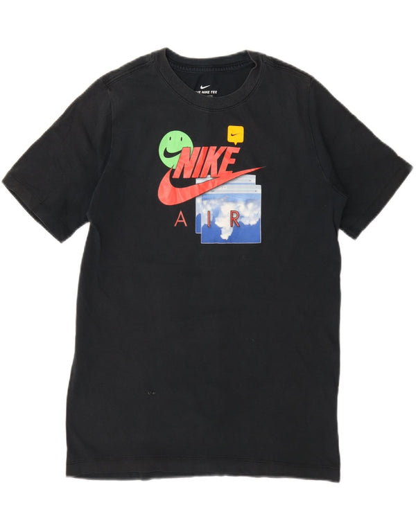 Nike Camiseta gráfica para niños 13-14 años XL Gris Algodón