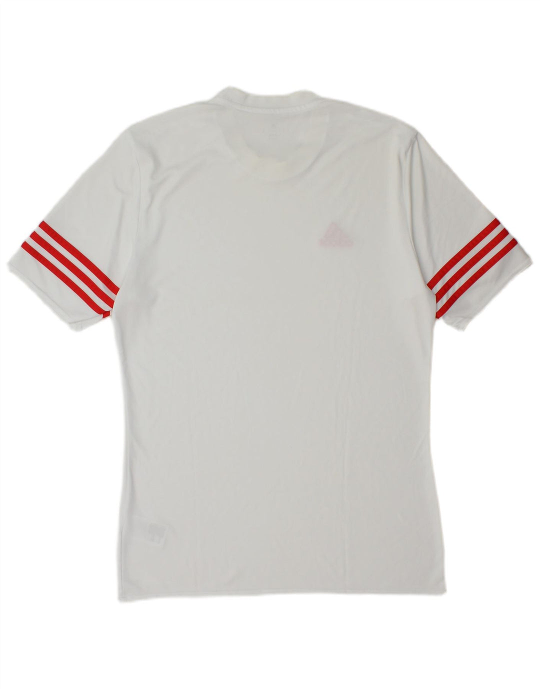 Adidas Mens Climalite Camiseta Top Medio Blanco Poliéster