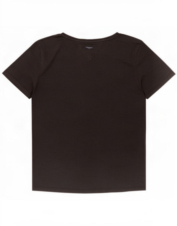 Tommy Hilfiger Camiseta para mujer Top UK 46 Grande Negro