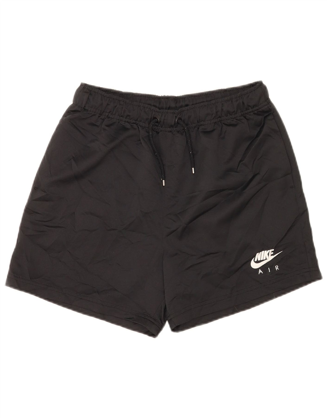 Nike Pantalones cortos deportivos gráficos para hombre pequeños deportivos de poliéster negro