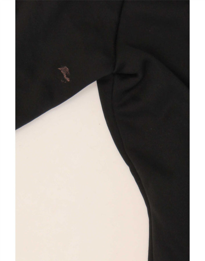 Adidas Sudadera con capucha y cremallera para mujer UK 8 Small Poliéster negro