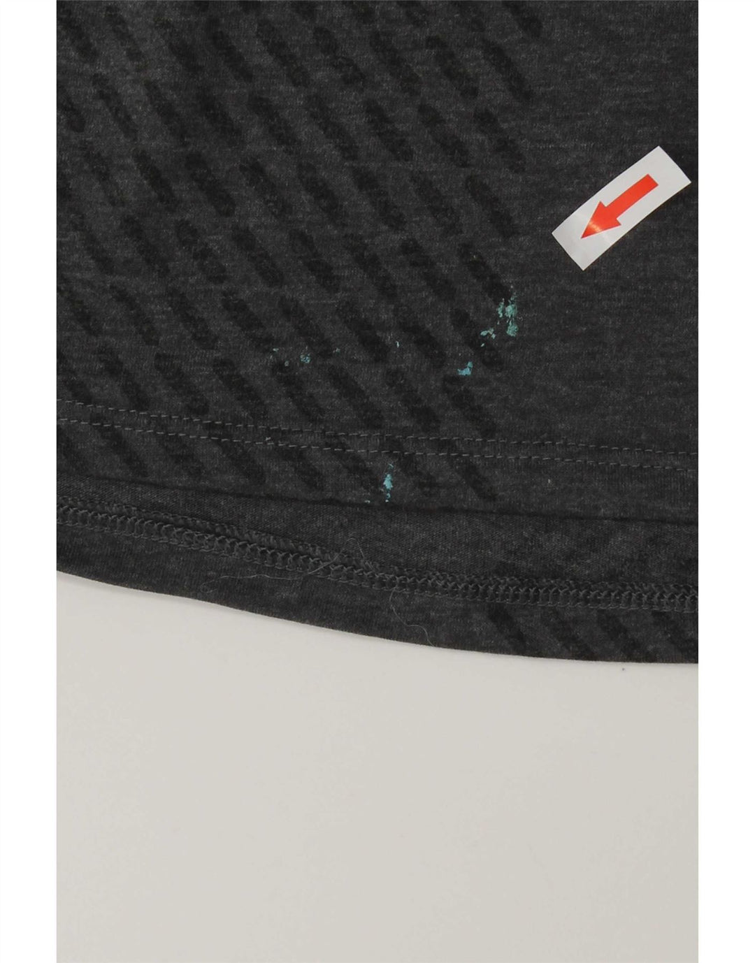 Camiseta Nike Dri Fit para hombre Top grande gris color block Poliéster