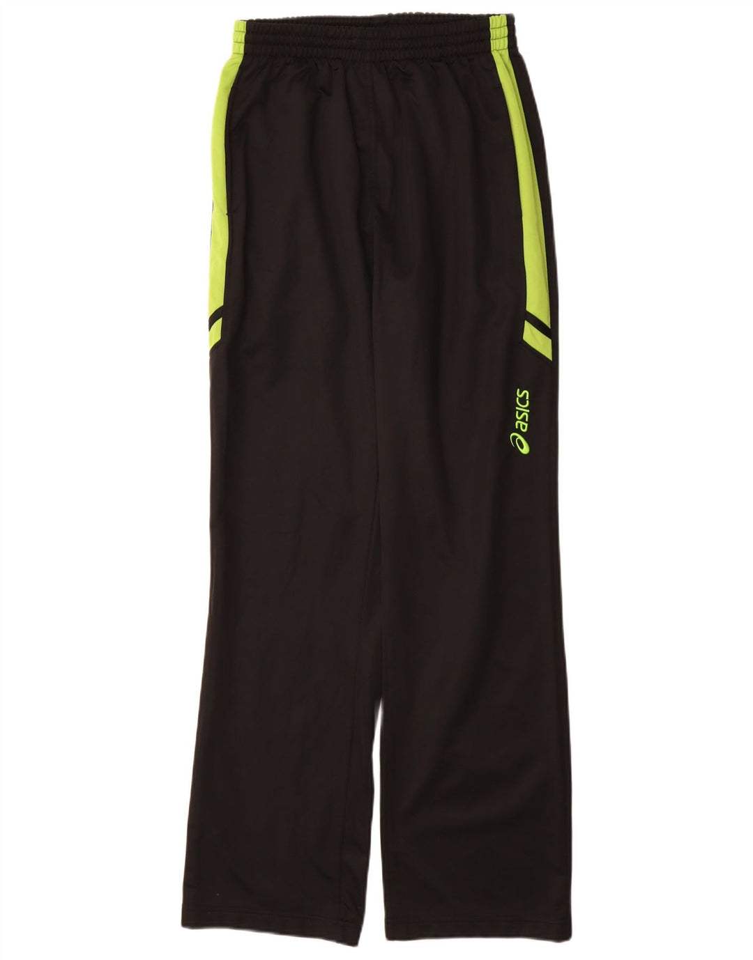 Asics Pantalón De Chándal Para Hombre Grande Negro Colorblock Poliéster