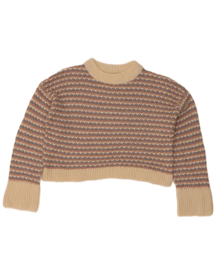 Topshop Jersey corto con cuello de tortuga para mujer, talla S, multicolor