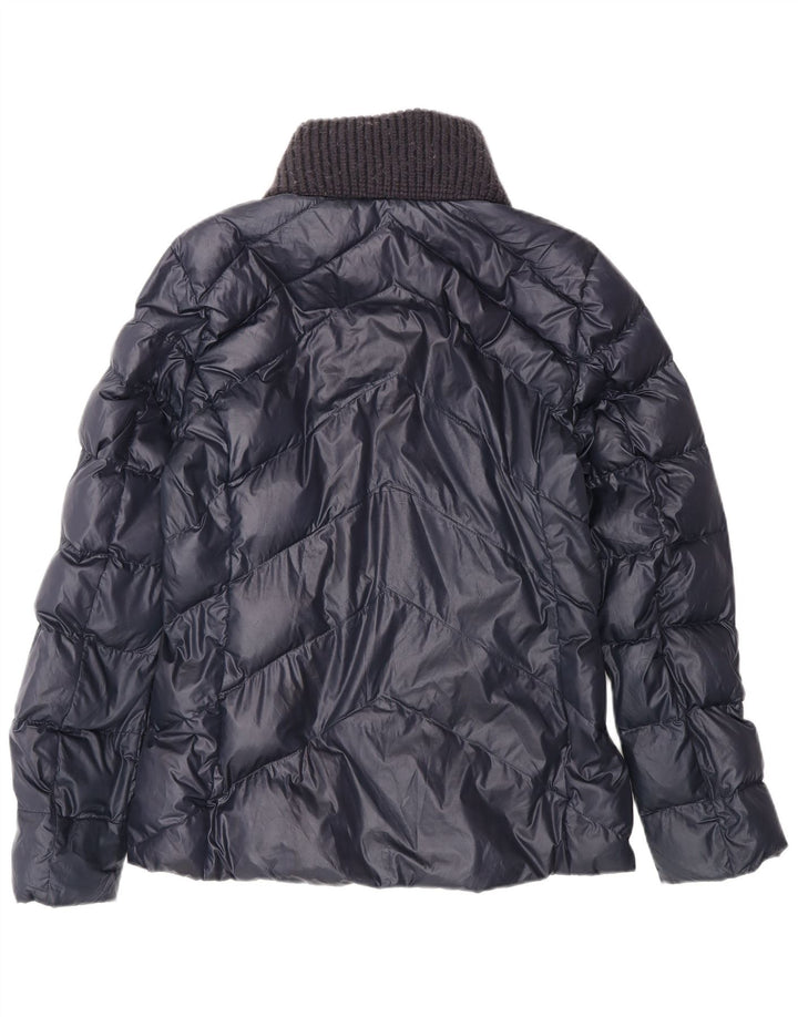 Napapijri Chaqueta acolchada para mujer UK 44 Mediana Azul marino Poliéster