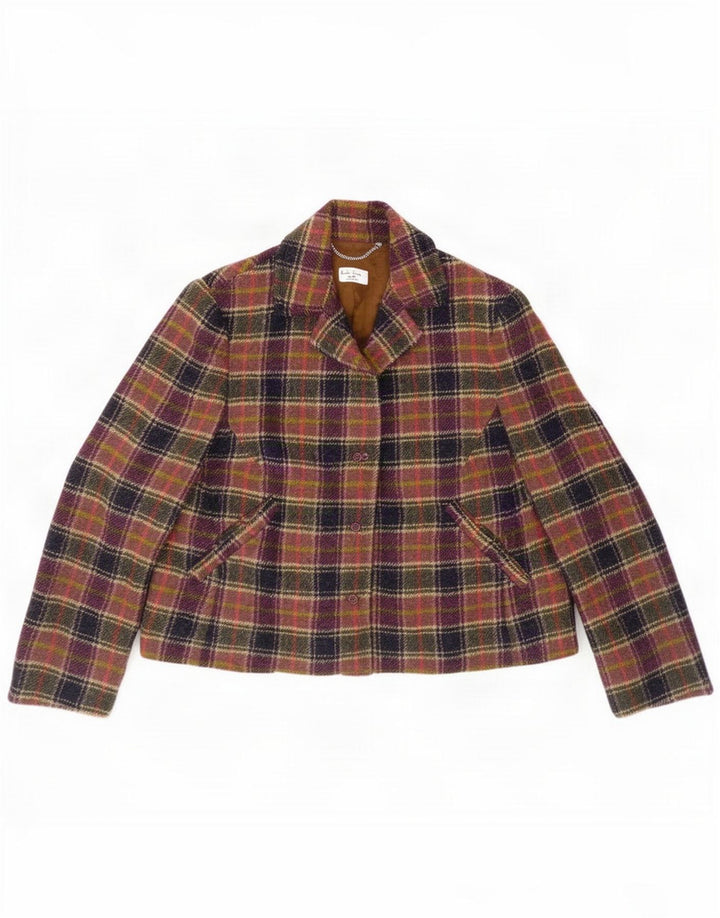 Paul Smith Chaqueta tipo blazer de 3 botones para mujer EU 40 Mediana Cuadros multicolor