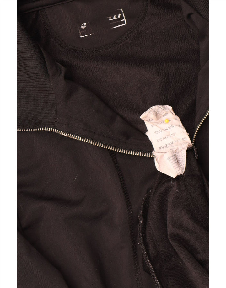 Lotto Hombre Chándal Top Chaqueta Mediana Negro Poliéster