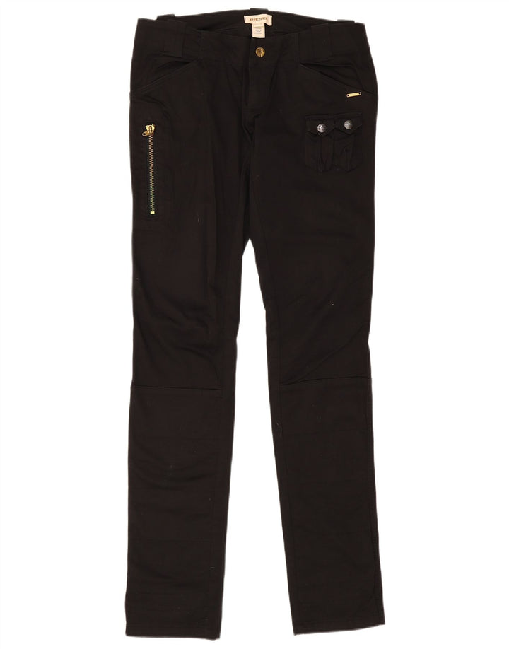 Pantalones Diesel Mujer Slim Cargo W30 L35 Algodón Negro