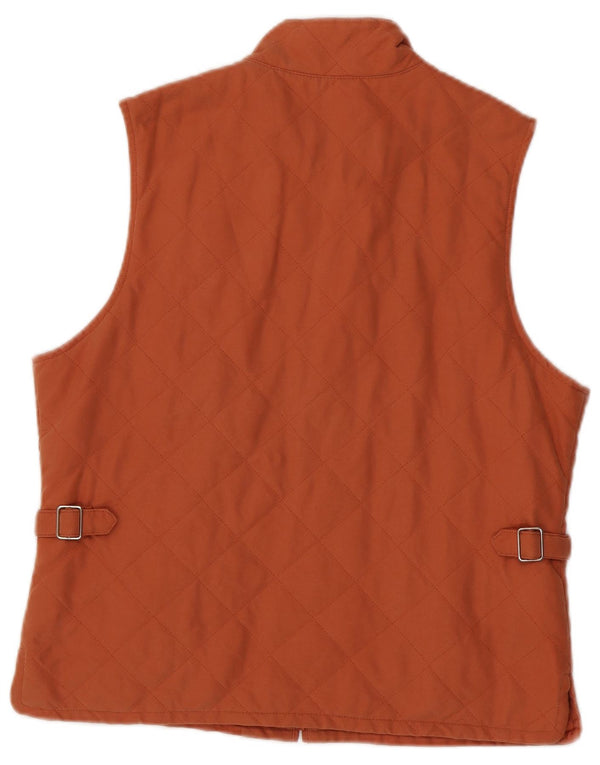 Chaleco acolchado Orvis para mujer ES 44 Mediano Naranja Poliéster