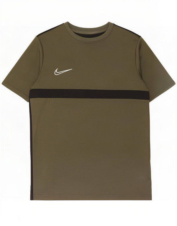 Nike Camiseta Dri Fit Graphic para niños 13-14 años XL Verde Colorblock