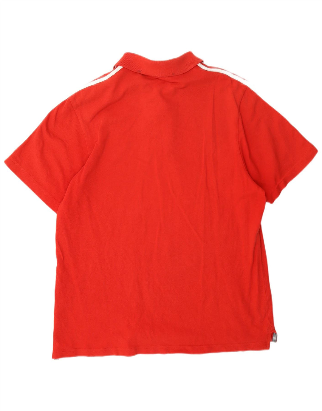 Adidas Polo Hombre Grande Rojo Algodón