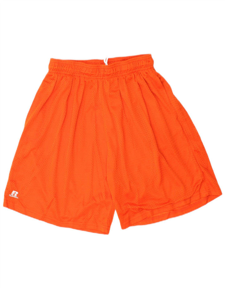 RUSSELL ATHLETIC Pantalones cortos deportivos para hombre Grande Naranja Poliéster