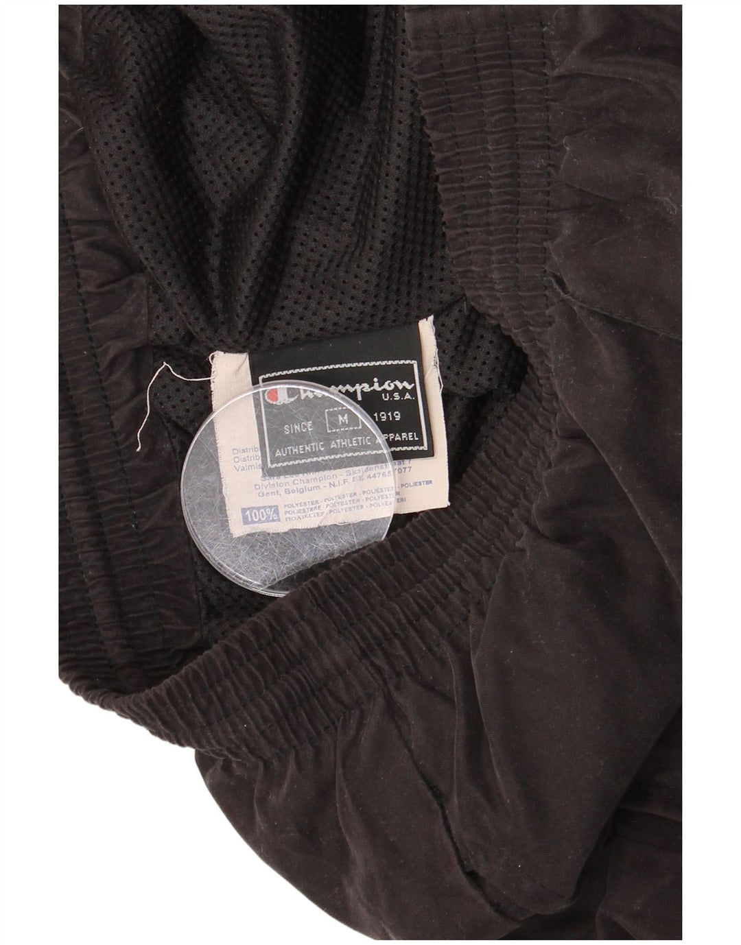 CHAMPION Pantalón Chándal Hombre Mediano Negro Poliéster