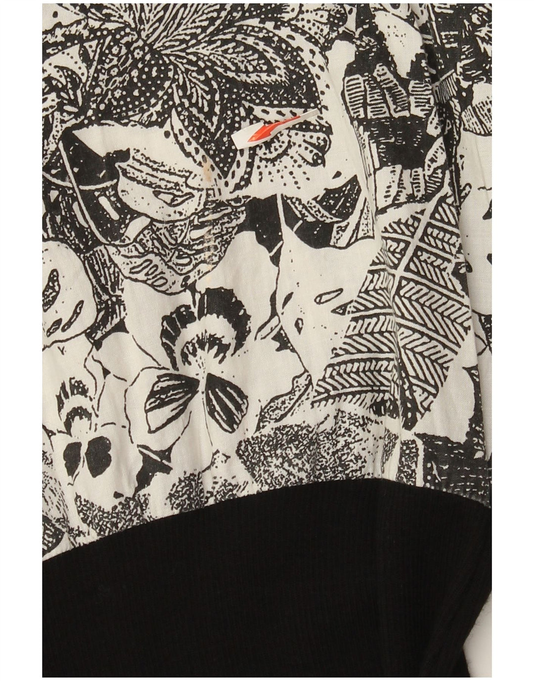 Vintage mujer A-Line vestido Reino Unido 12 gris medio floral