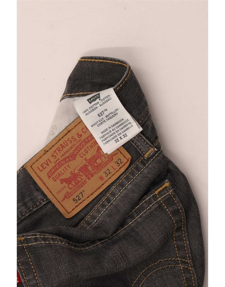 Levi's Hombre 527 Vaqueros Bootcut W32 L27 Algodón Gris