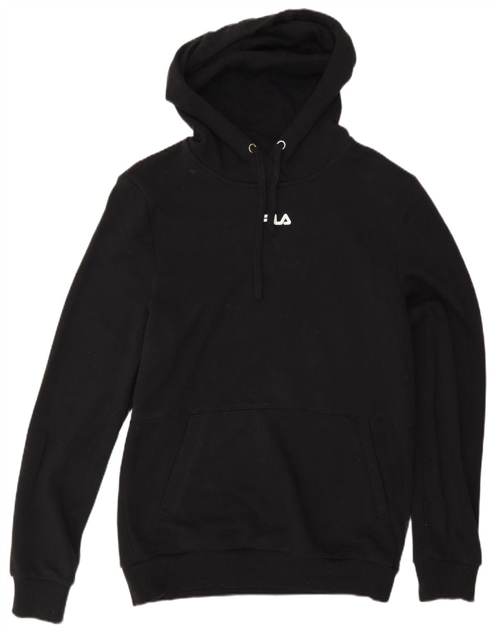 Fila Jersey con capucha para hombre IT 50 Medium Negro Algodón