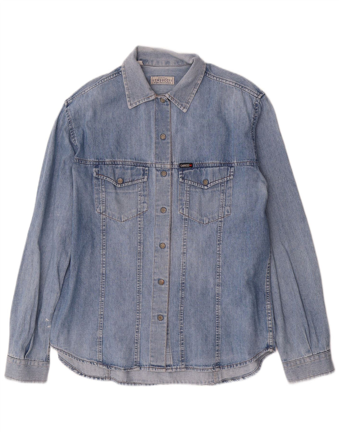 CASUCCI Camisa vaquera para mujer ES 40 XL Algodón azul