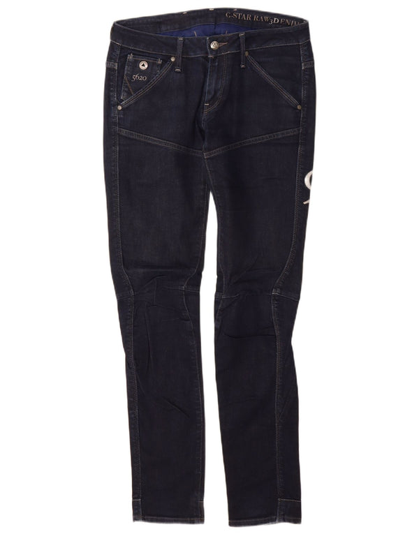 Jeans Tapered Gráficos Para Mujer G-Star W29 L32 Algodón Azul Marino