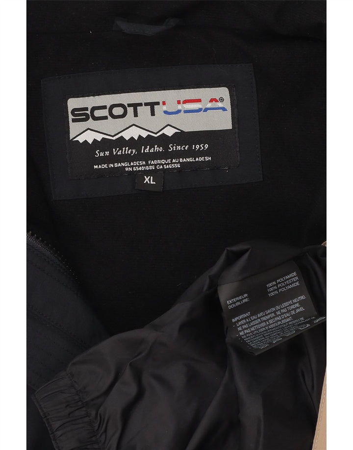 Scott Chaqueta Cortavientos para Hombre UK 42 XL Poliamida Color Block Negro