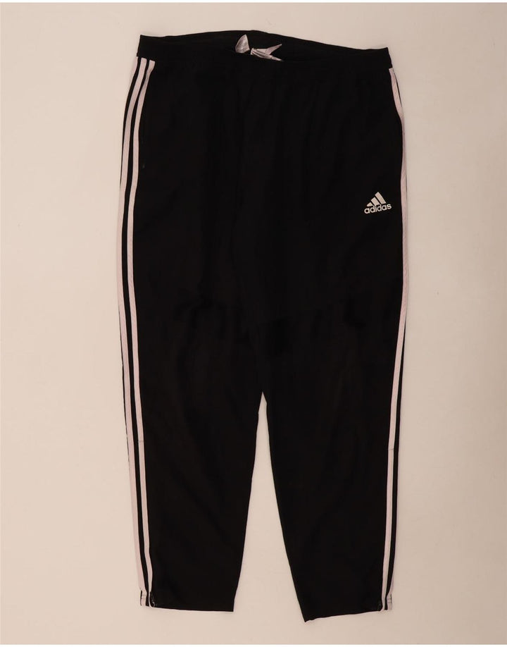 ADIDAS Hombre Climalite Chándal Pantalones Joggers 2XL Negro Poliéster