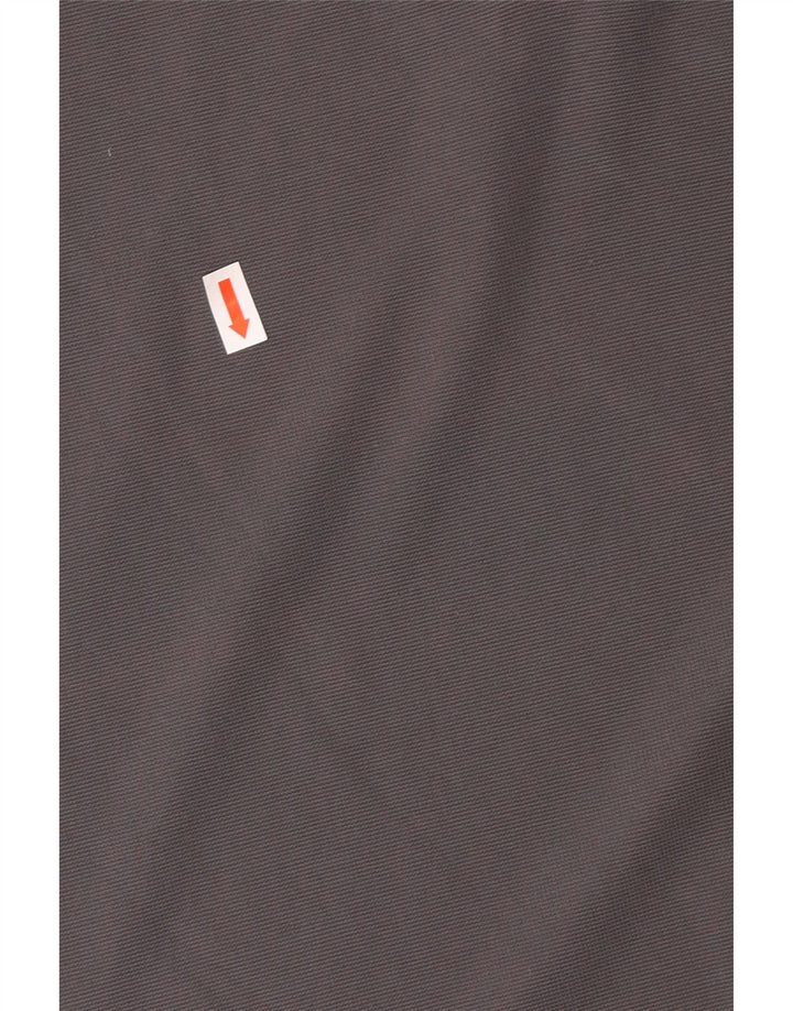FILA Polo para hombre grande gris