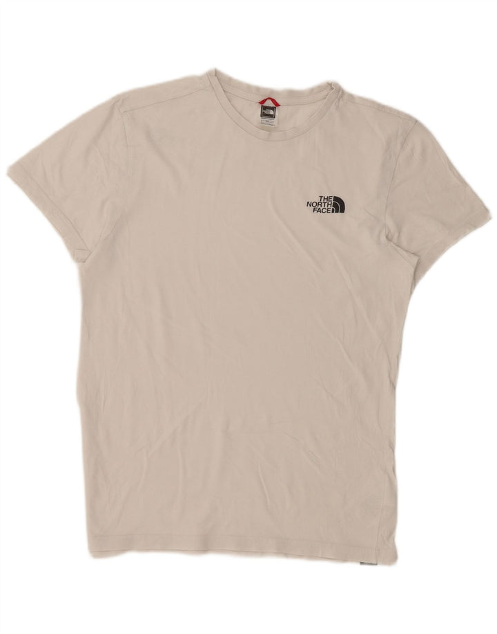 The North Face - Camiseta para hombre, talla pequeña, algodón blanco