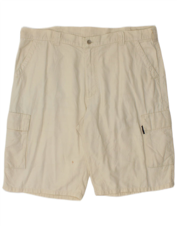 Pantalones cortos cargo para hombre North Sails IT 54 2XL W38 Algodón blanco roto