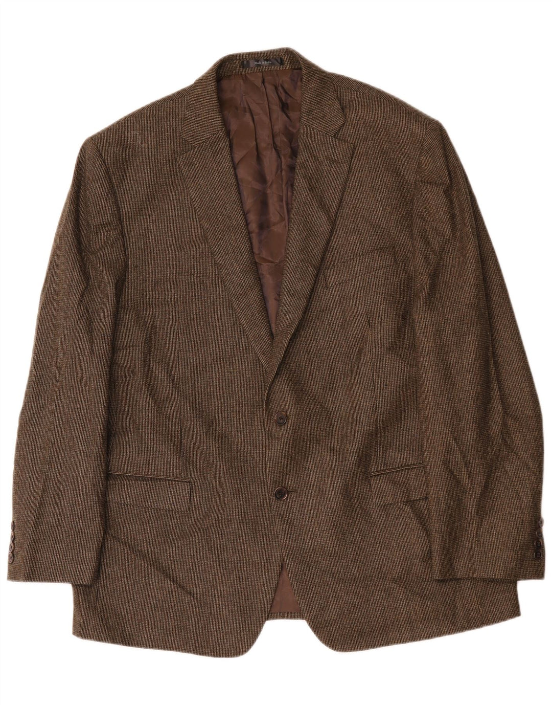 Ralph Lauren Chaqueta tipo blazer de 2 botones para hombre UK 46 XL Lana marrón