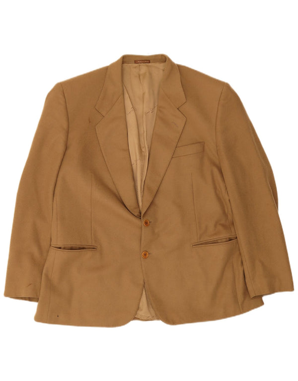 Ermenegildo Zegna Chaqueta tipo blazer de 2 botones para hombre IT 52 XL Cachemira marrón