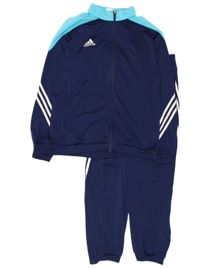 ADIDAS Chándal completo para hombre XL Azul marino Colorblock Poliéster
