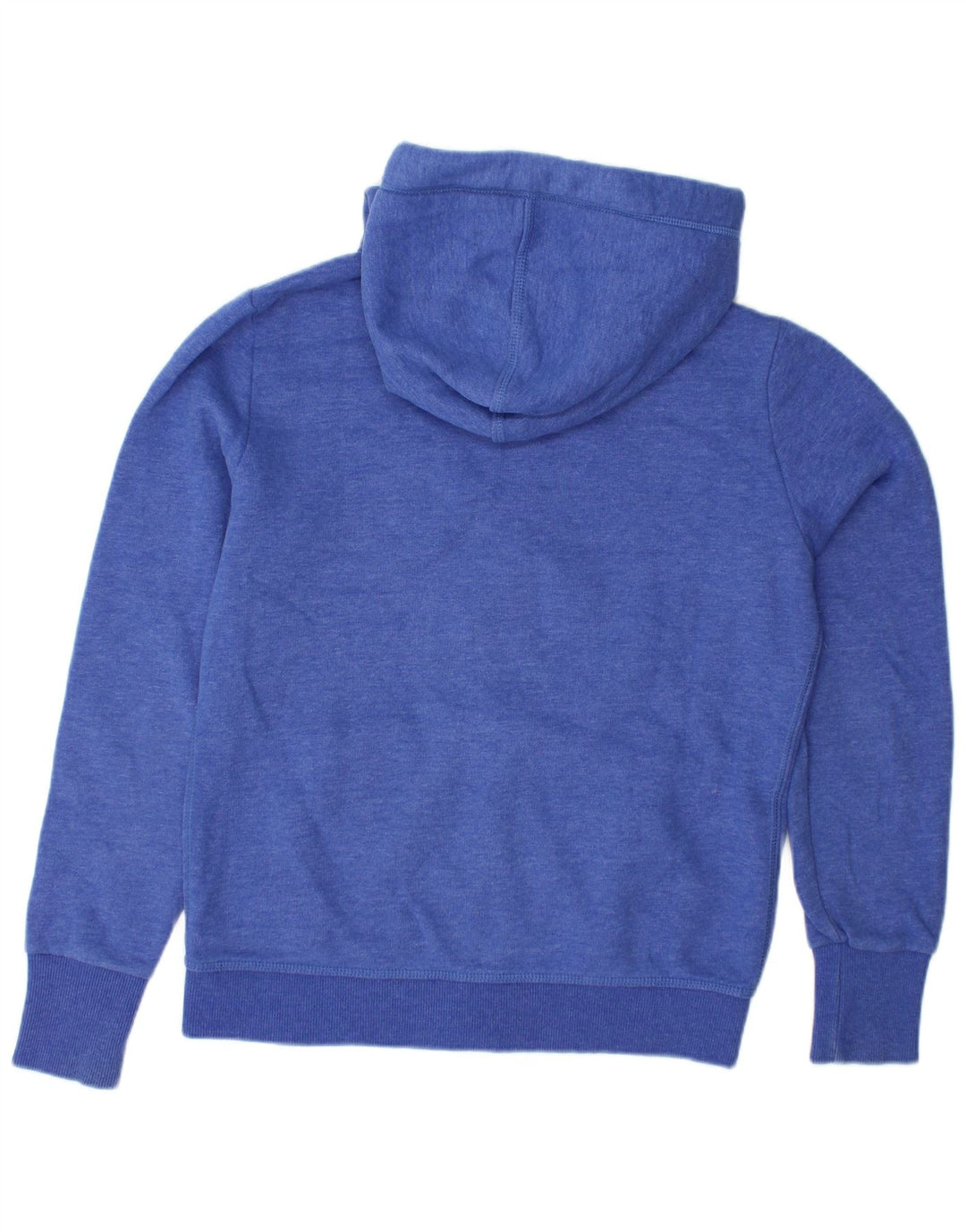 SUPERDRY Suéter con capucha y cremallera para mujer UK 46 Large Blue Cotton