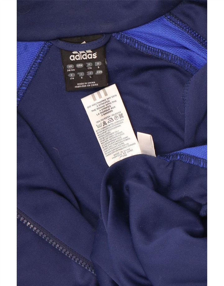Adidas Hombre Chándal Top Chaqueta UK 38/40 Medium Azul Marino Deportes