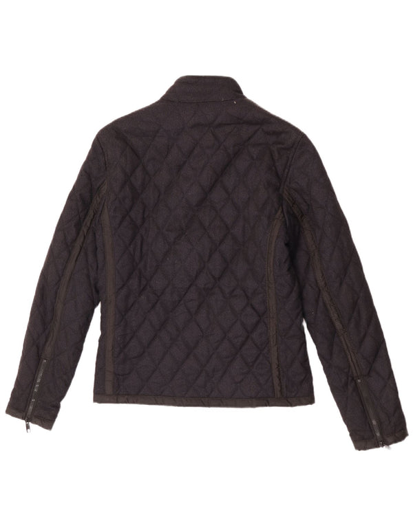 Zara Chaqueta acolchada para hombre UK 36 Small Poliéster negro