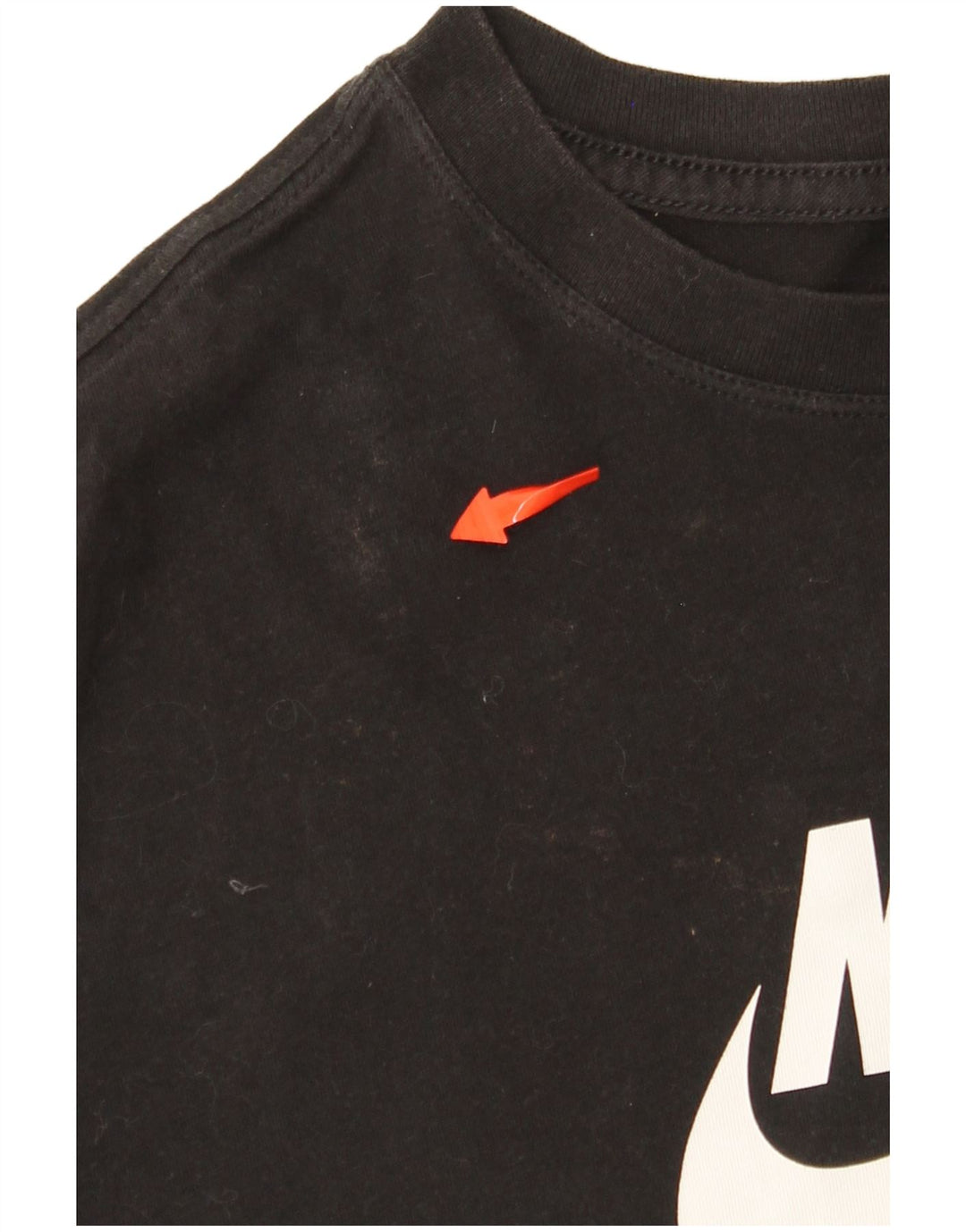 NIKE Camiseta holgada con gráfico para niñas 13-14 años XL Algodón negro