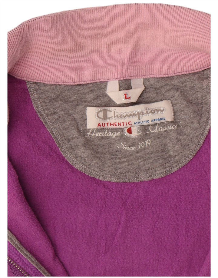 Champion Heritage Classics - Chaqueta de chándal para mujer, talla 40, color rosa