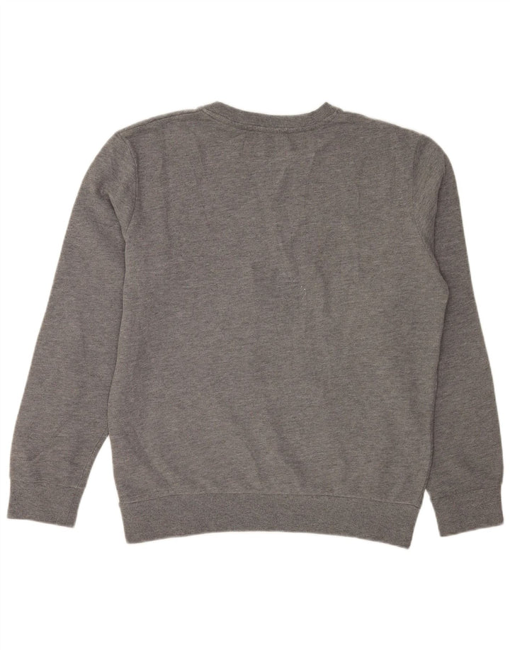 Calvin Klein Jeans Hombre Sudadera Gráfica Jumper Gris Medio Moteado