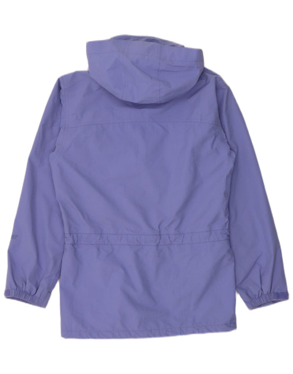 Patagonia Chaqueta impermeable con capucha para hombre UK 34 XS Poliéster morado