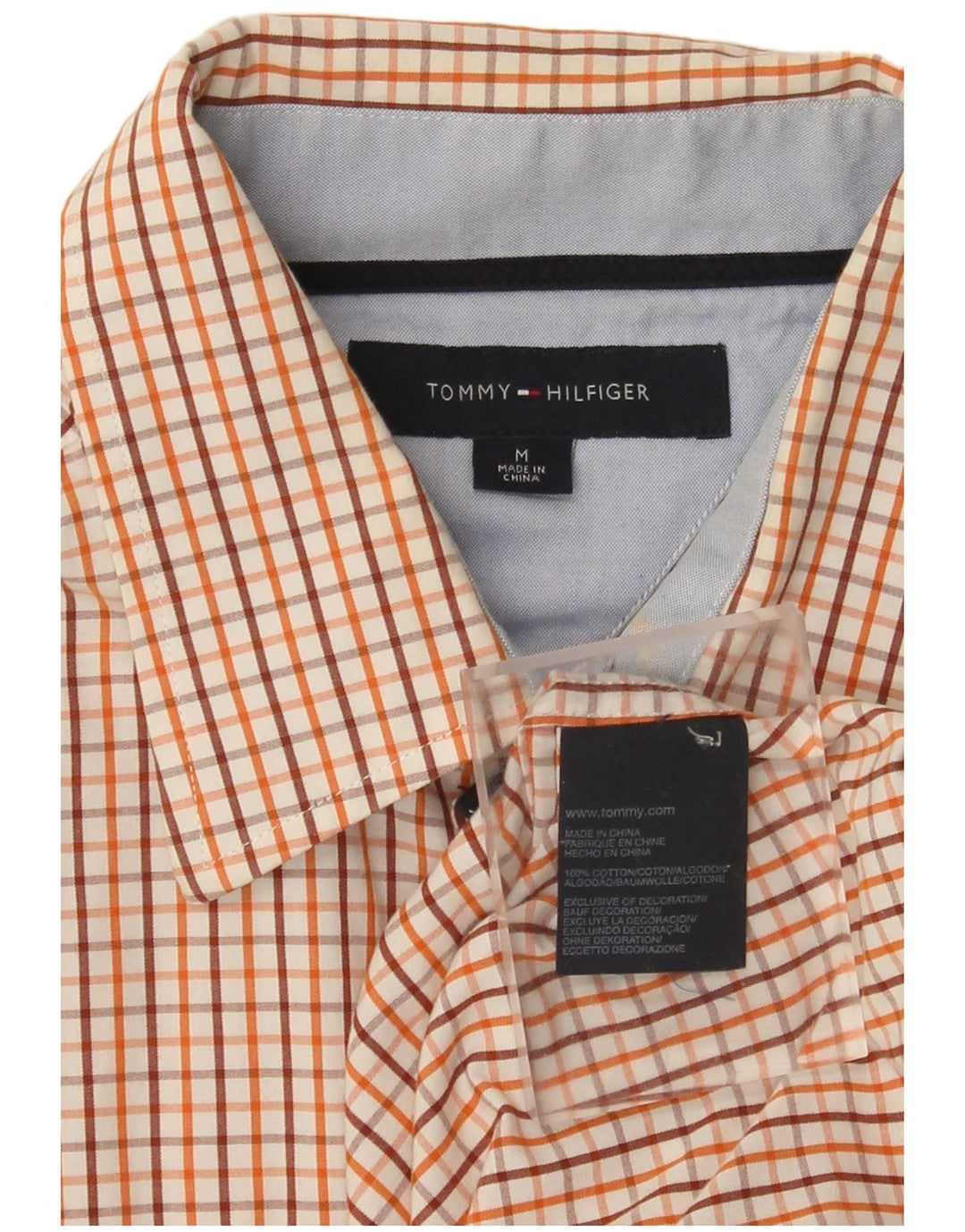 Camisa Tommy Hilfiger Hombre Medium Multicolor Check Cotton