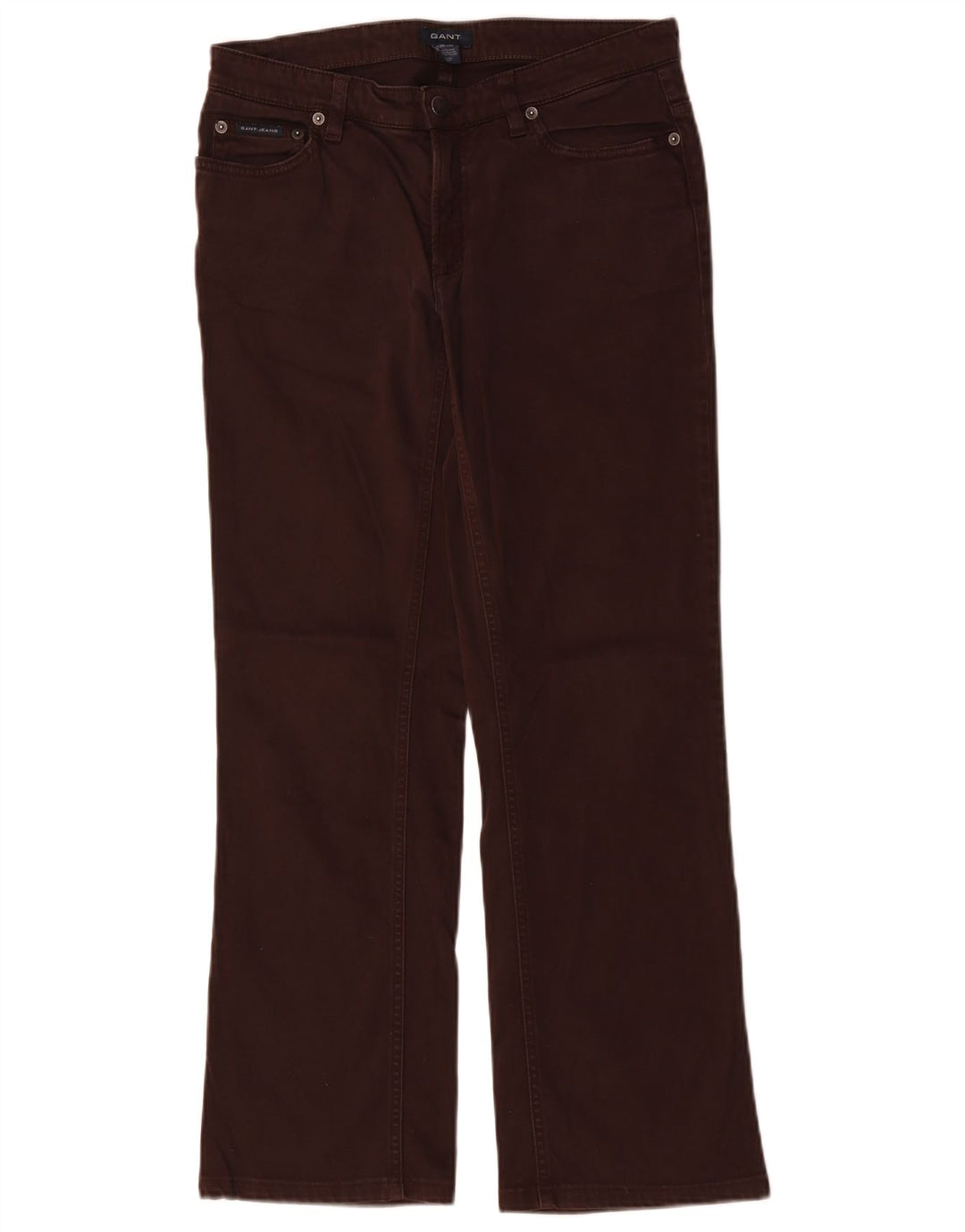 GANT Pantalón casual con corte bootcut para mujer W28 L29 Algodón marrón
