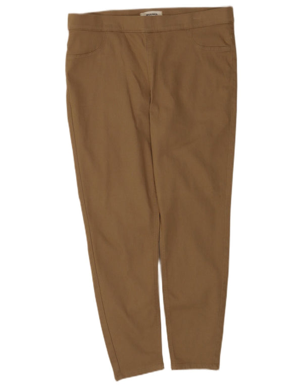 Marks & Spencer Pantalones Jegging Casuales para Mujer UK 40 Large W34 L25 Beige