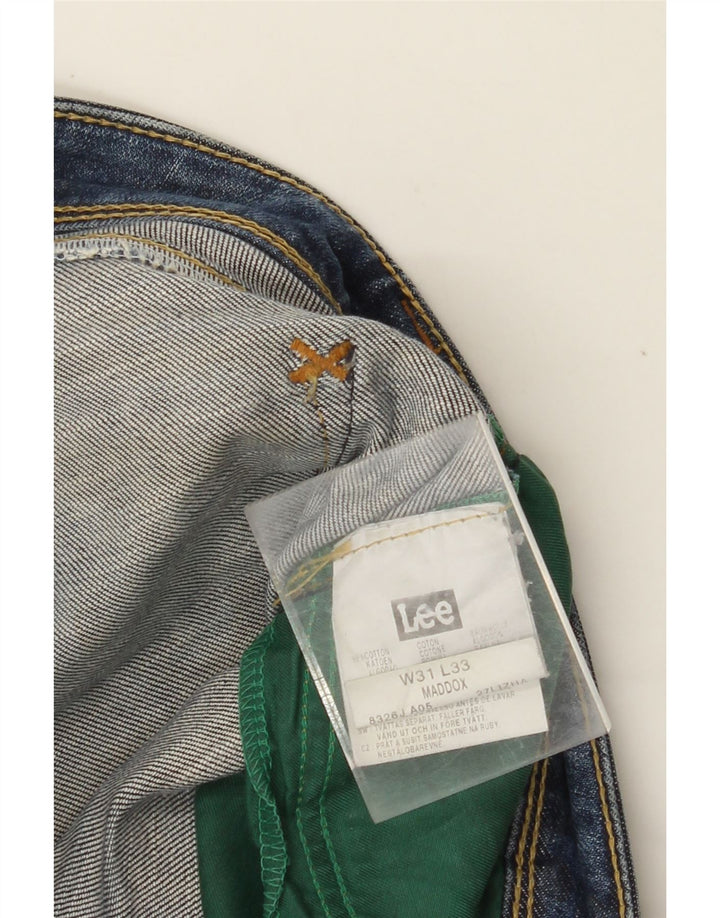 Vaqueros rectos Maddox para mujer LEE W31 L33 Algodón azul