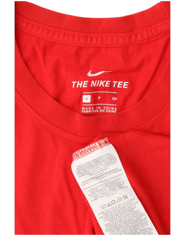 Camiseta Nike Hombre Top Small Rojo Algodón