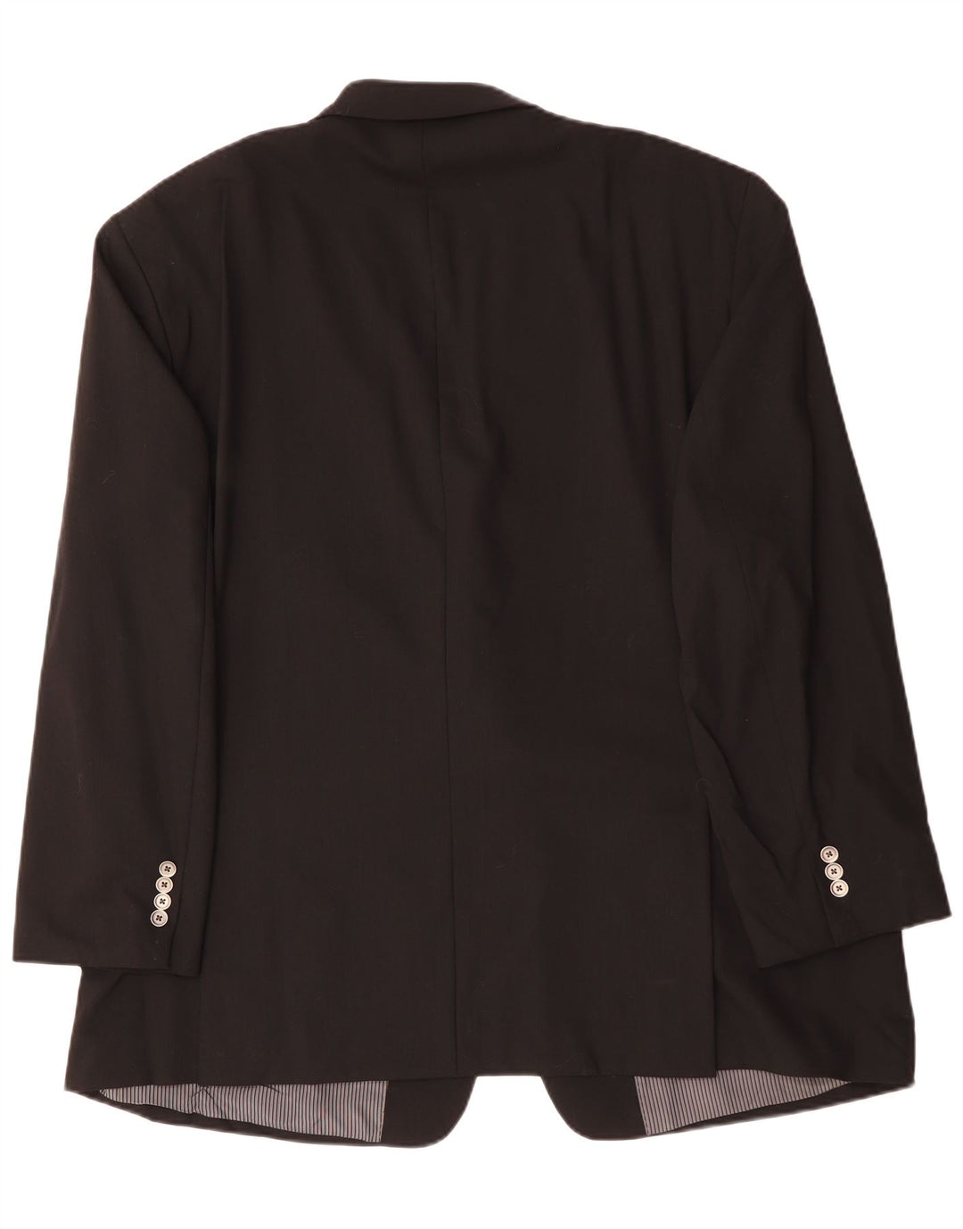 CALVIN KLEIN Chaqueta tipo blazer de 2 botones para hombre IT 54 2XL Lana negra