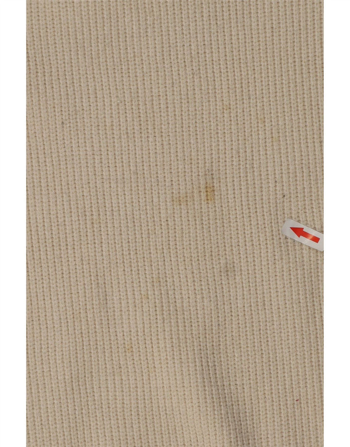 Zara Vestido tipo jersey para mujer UK 44 Viscosa beige medio