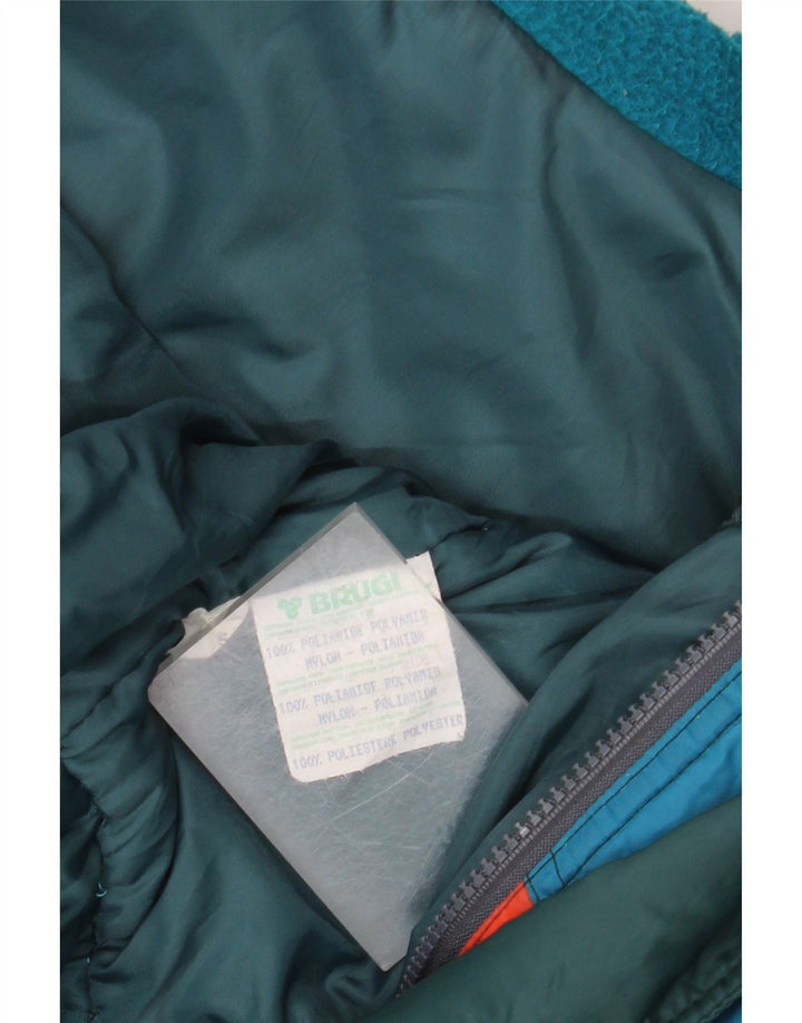 Brugi Mono de esquí con capucha para hombre IT 52 XL Poliamida verde color block