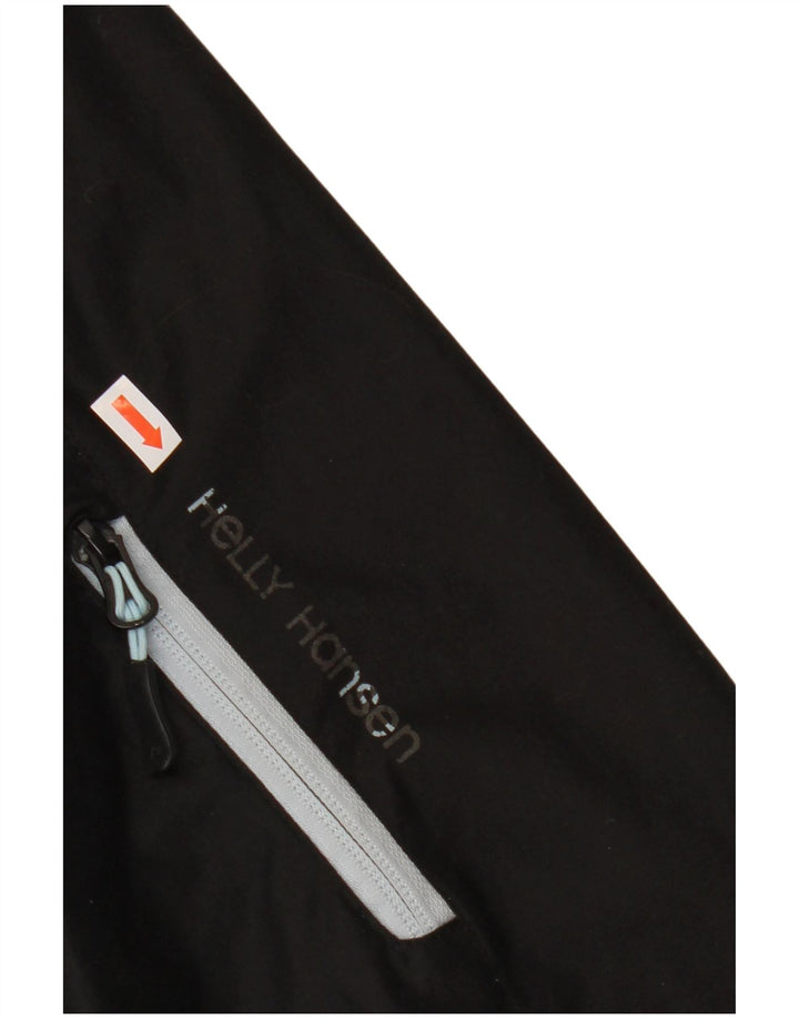 Helly Hansen Chaqueta cortavientos con capucha de gran tamaño para mujer UK 10 Small Black